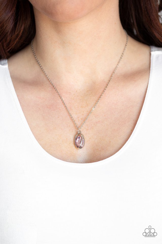Paparazzi ♥ Timeless Tranquility - Pink ♥ Necklace