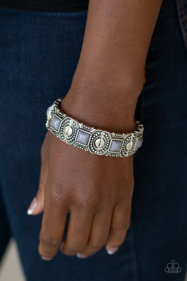 Paparazzi ♥ Tribal Trailblazer - Silver ♥ Bracelet