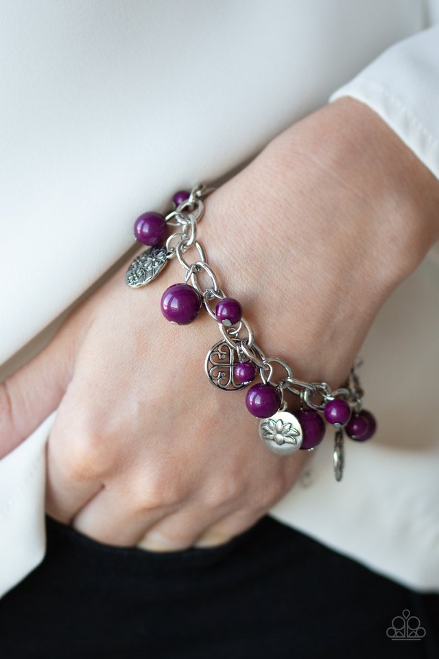 Paparazzi ♥ Lotus Lagoon - Purple ♥ Bracelet