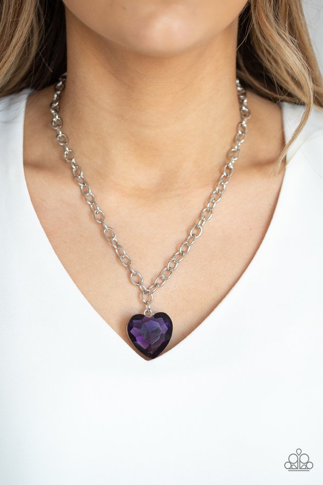 Paparazzi ♥ Flirtatiously Flashy - Purple ♥ Necklace