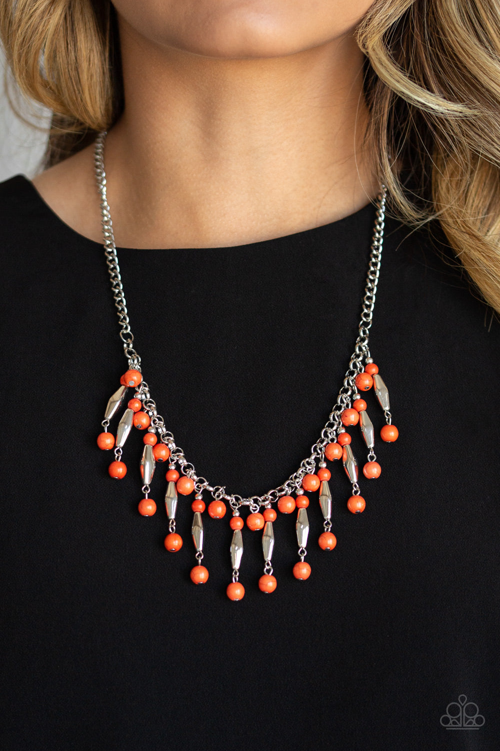 Paparazzi ♥ Earth Conscious - Orange ♥  Necklace