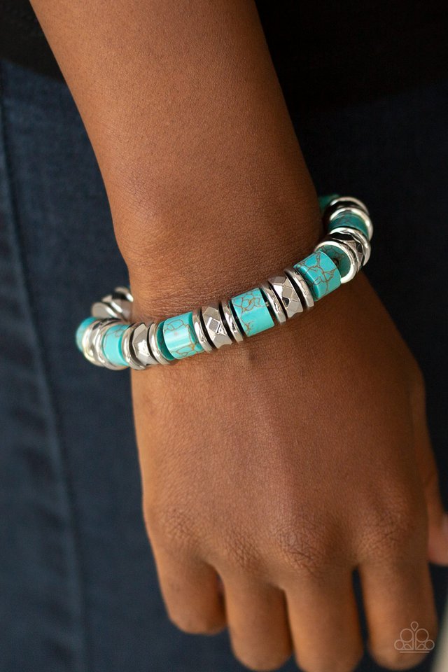 Paparazzi ♥ Sonoran Stonehenge - Blue ♥ Bracelet