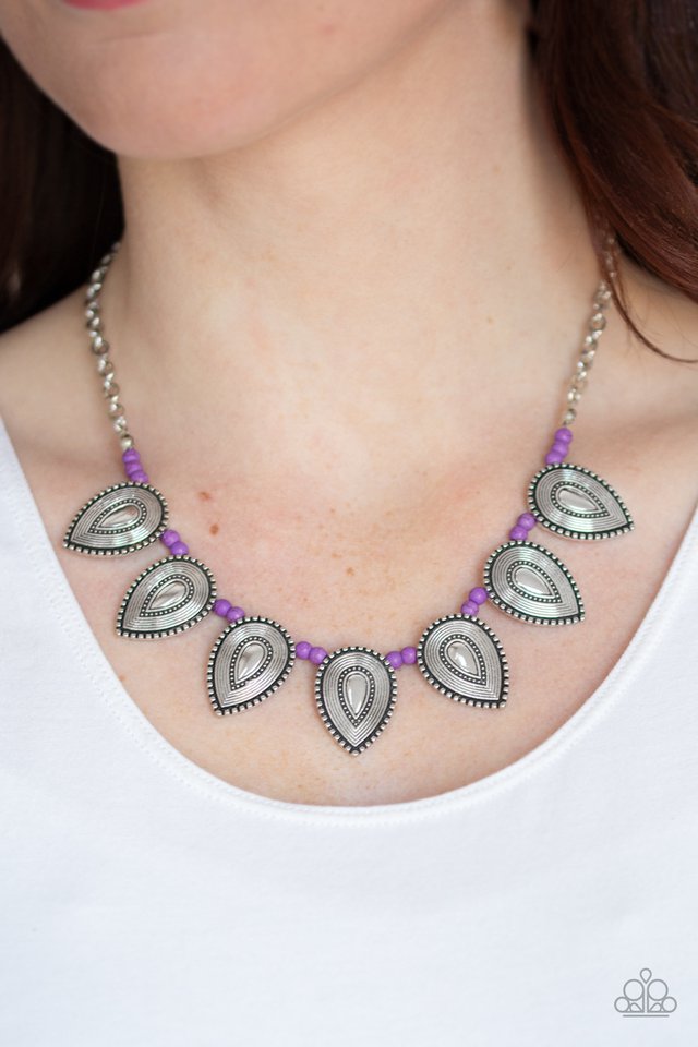 Paparazzi ♥ Terra Trailblazer - Purple ♥ Necklace