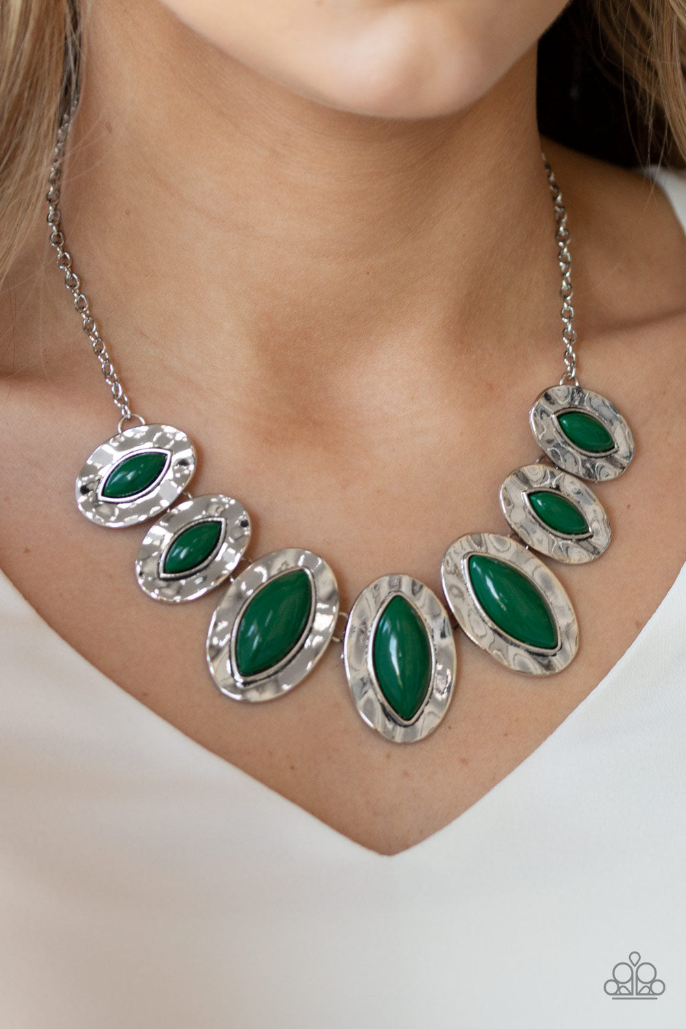 Paparazzi ♥ Terra Color - Green ♥  Necklace