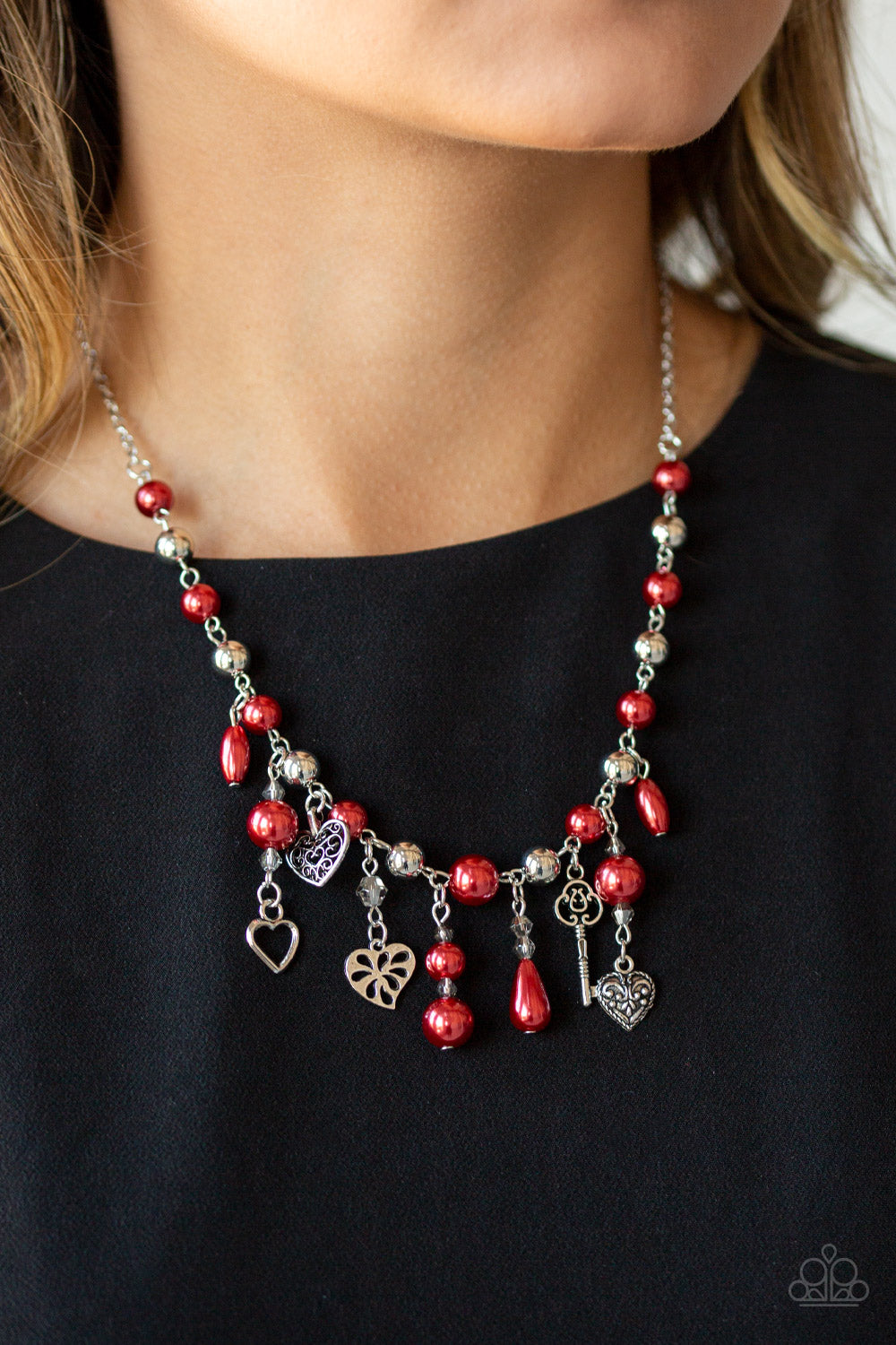 Paparazzi ♥ Renaissance Romance - Red ♥  Necklace