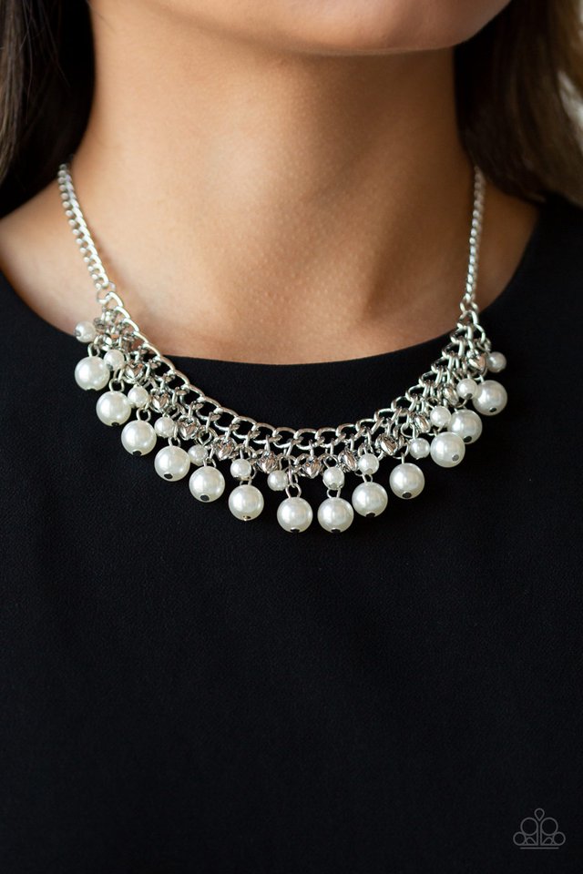 Paparazzi ♥ Duchess Dior - White ♥ Necklace