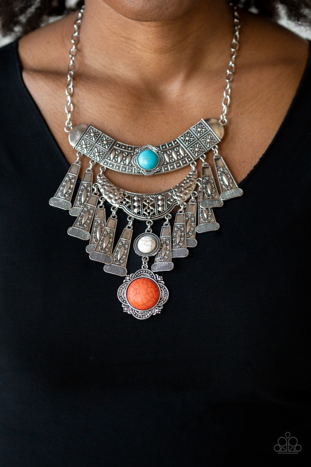 Paparazzi ♥ Sahara Royal - Multi ♥  Necklace