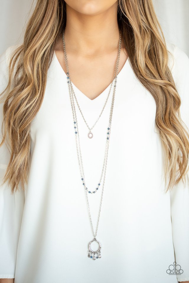 Paparazzi ♥ Treasures and Trinkets - Blue ♥ Necklace