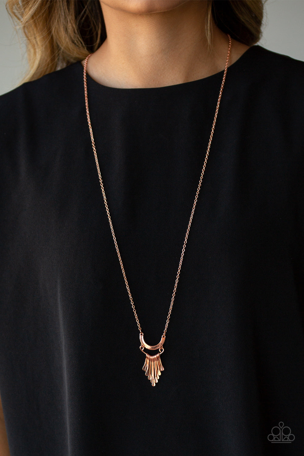 Paparazzi ♥ Trendsetting Trinket - Copper ♥  Necklace