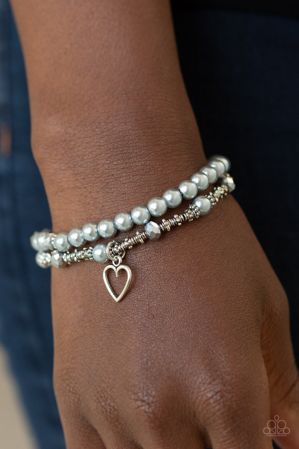 Paparazzi ♥ Sweetheart Splendor - Silver ♥  Bracelet