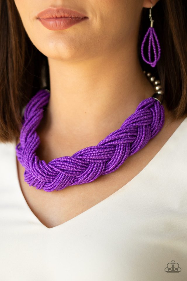 Paparazzi ♥ The Great Outback - Purple ♥ Necklace