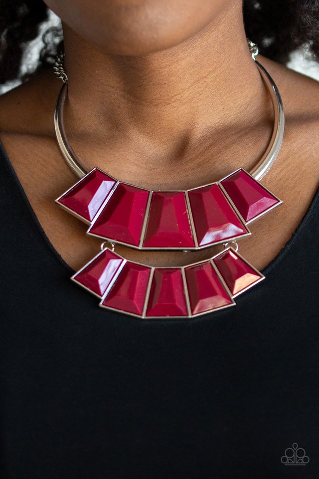 Paparazzi ♥ Lions, TIGRESS, and Bears - Red ♥ Necklace