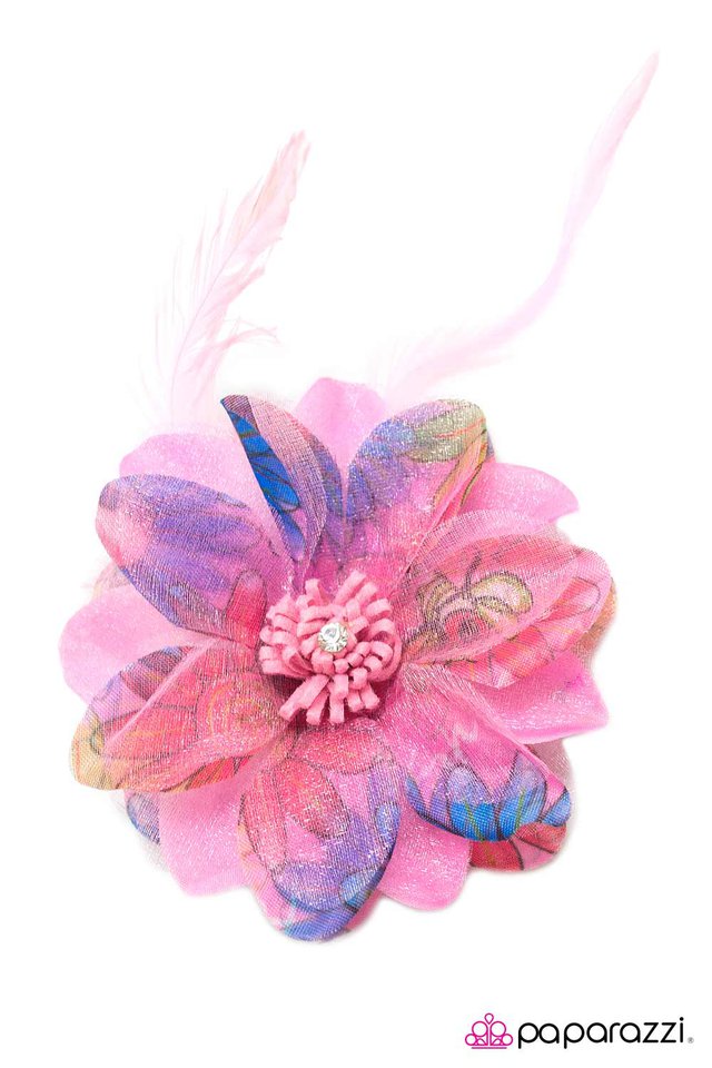 Paparazzi ♥ Flair for the Dramatic - Pink ♥ Hair Clip