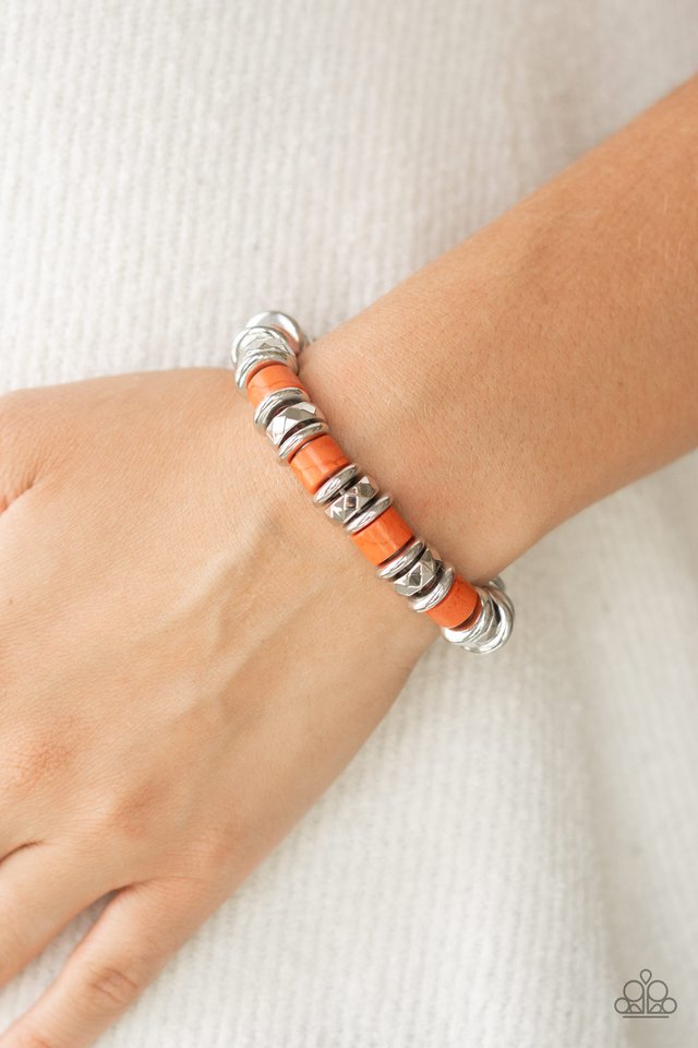 Paparazzi ♥ Sonoran Stonehenge - Orange ♥ Bracelet