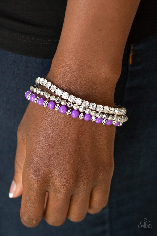 Paparazzi ♥ Fashion Forte - Purple ♥ Bracelet