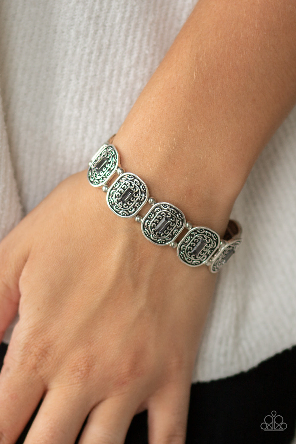 Paparazzi ♥ Hidden Fortune - Silver ♥  Bracelet