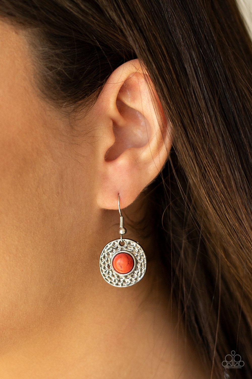 Paparazzi ♥ Tiger Trap - Orange ♥  Necklace