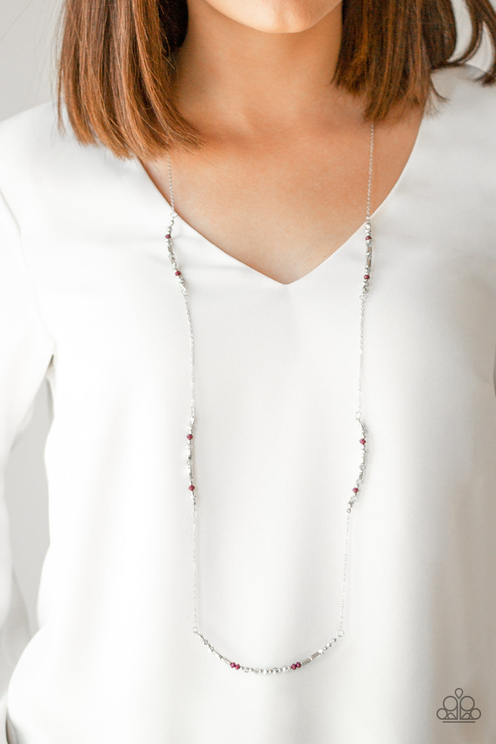 Paparazzi ♥ Mainstream Minimalist - Purple ♥  Necklace