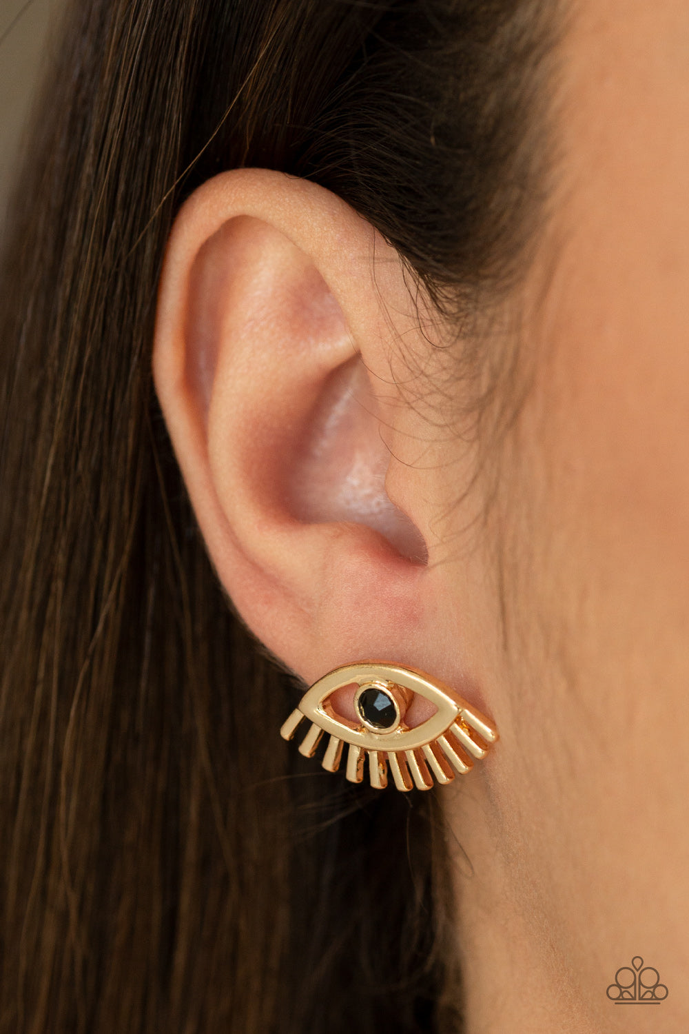 Paparazzi ♥ Dont Blink - Gold ♥  Post Earrings