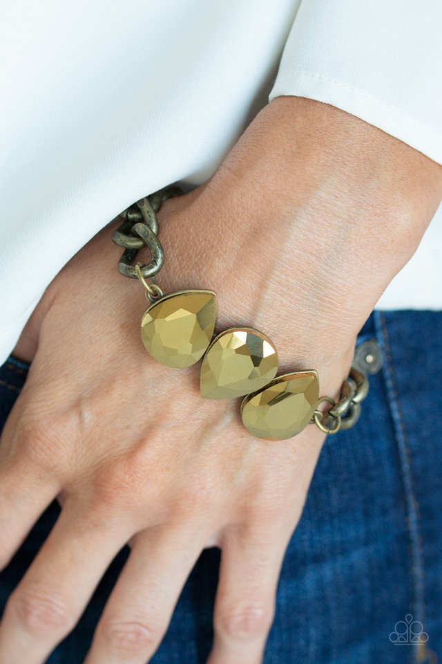 Paparazzi ♥ Bring Your Own Bling - Brass ♥ Bracelet