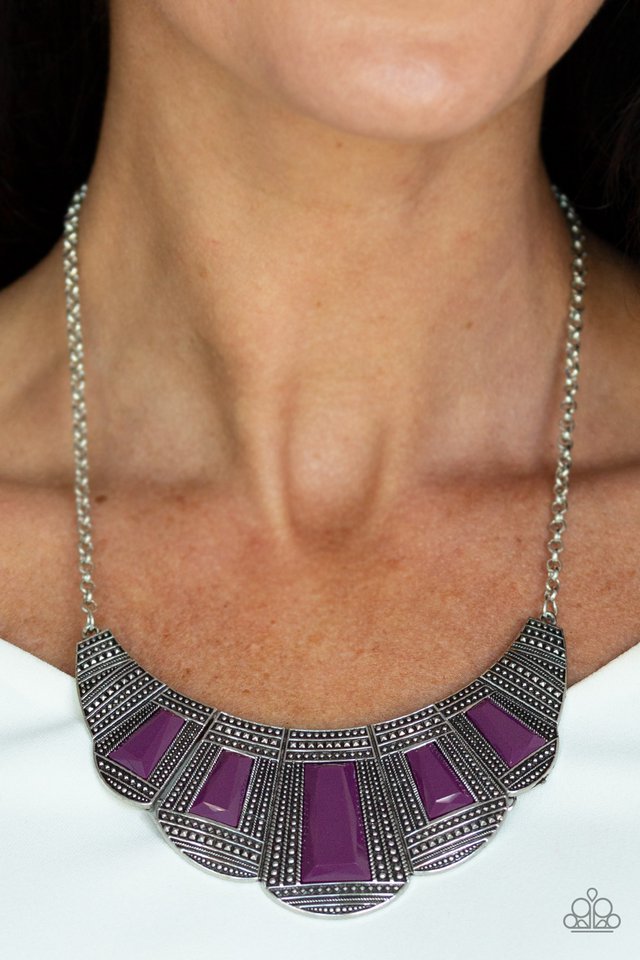 Paparazzi ♥ Lion Den - Purple ♥ Necklace