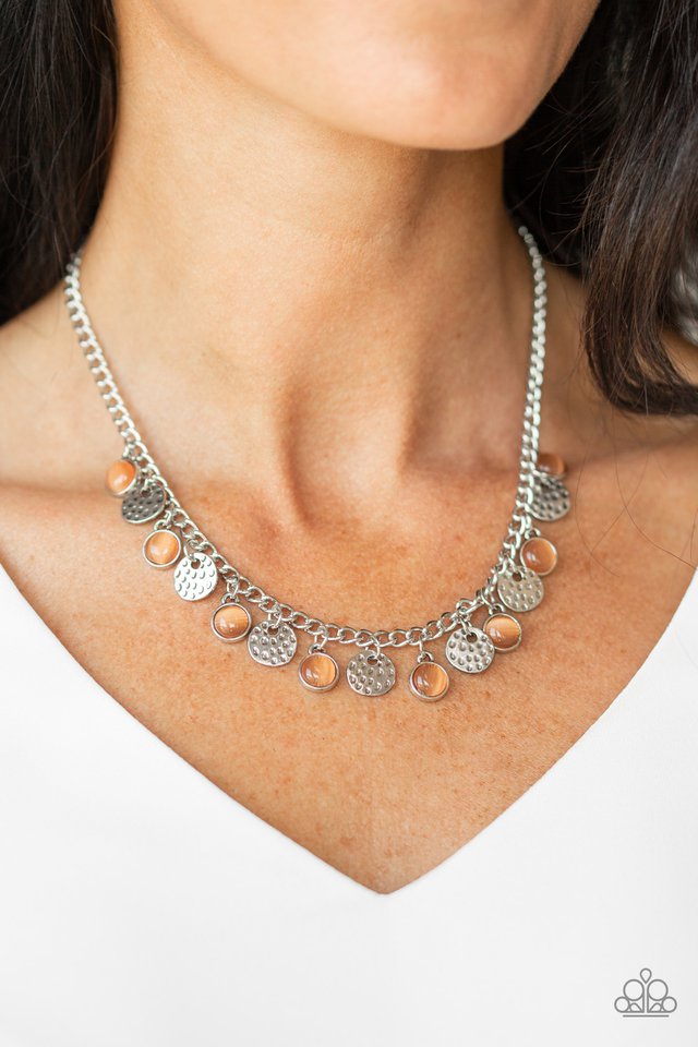 Paparazzi ♥ Treasure Tour - Orange ♥ Necklace