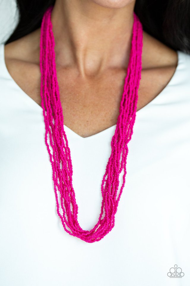 Paparazzi ♥ Congo Colada - Pink ♥ Necklace
