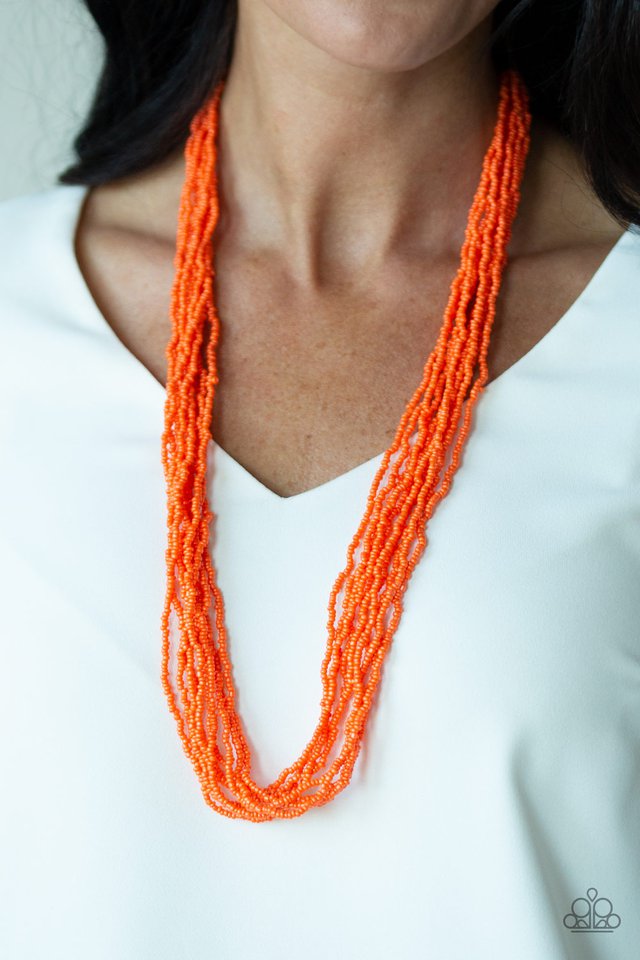 Paparazzi ♥ Congo Colada - Orange ♥ Necklace