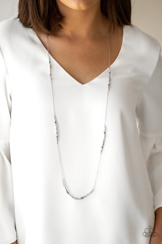 Paparazzi ♥ Mainstream Minimalist - Blue ♥ Necklace