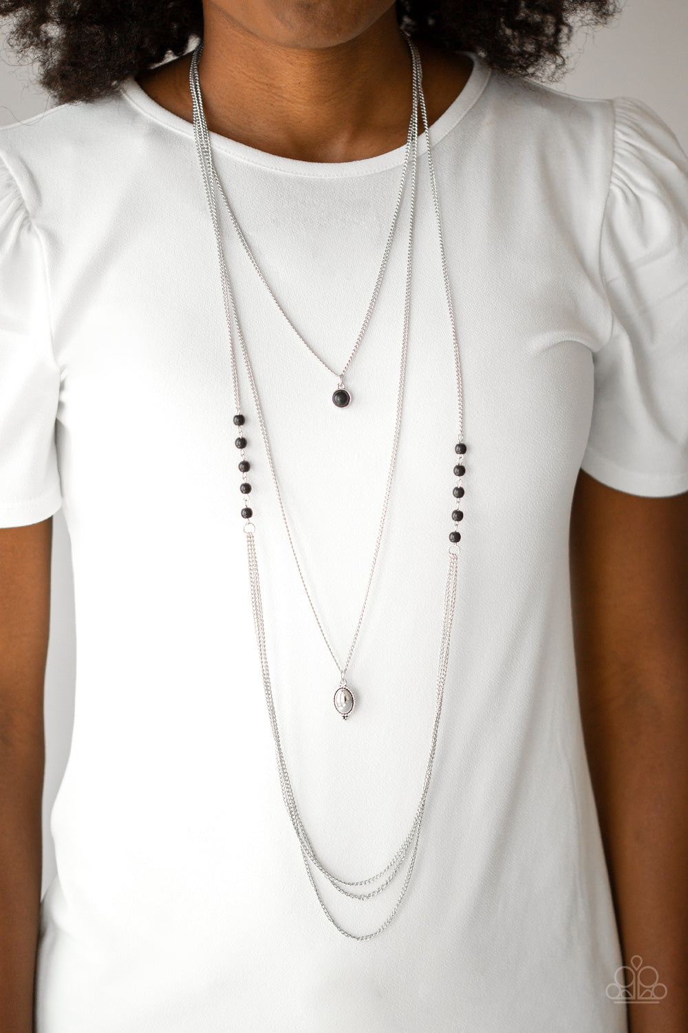 Paparazzi ♥ The Pony Express - Black ♥  Necklace