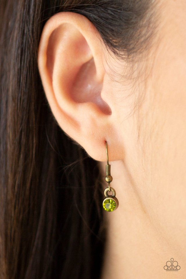 Paparazzi ♥ Metro Storm - Green ♥ Necklace