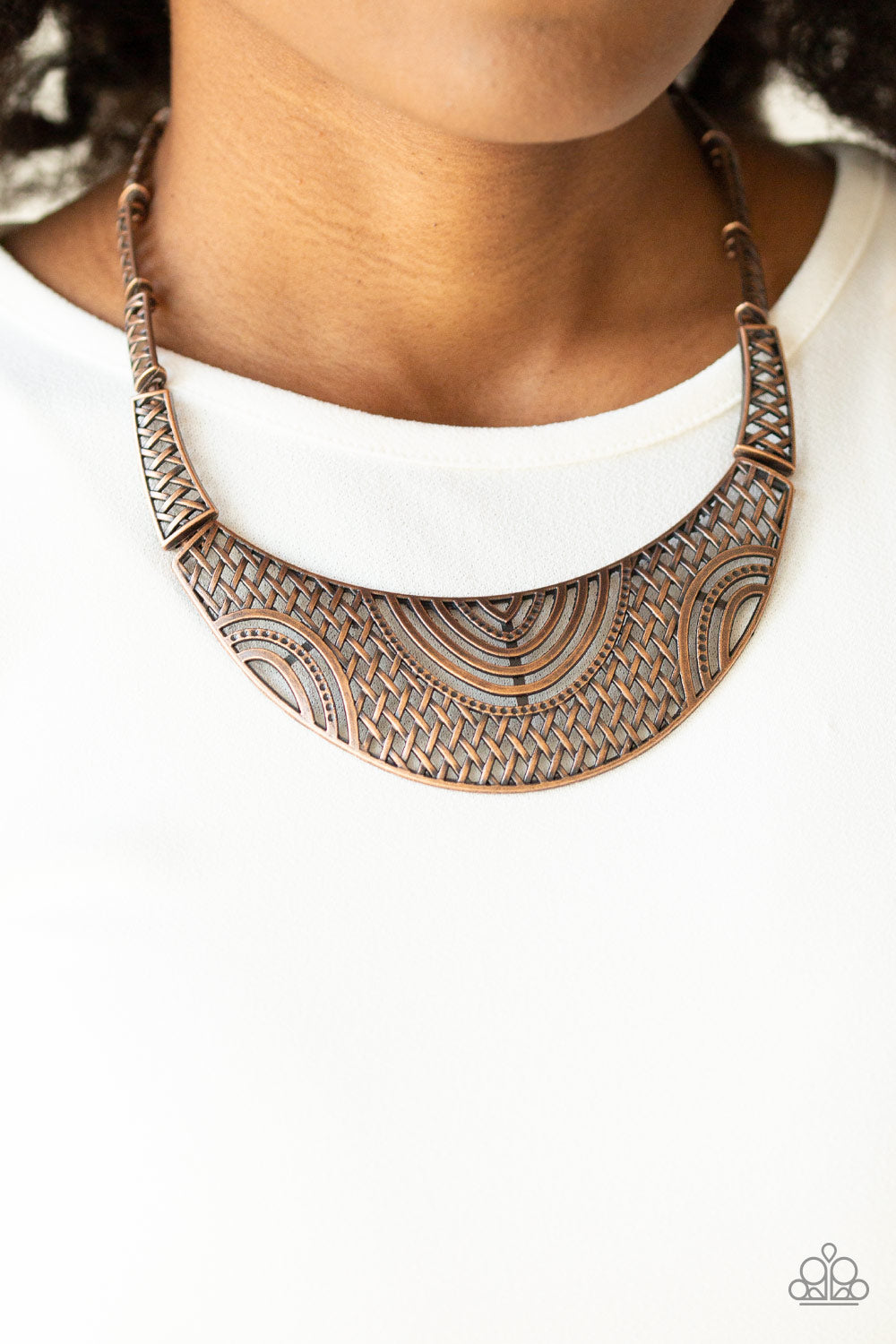 Paparazzi ♥ On The MANE Stage - Copper ♥  Necklace