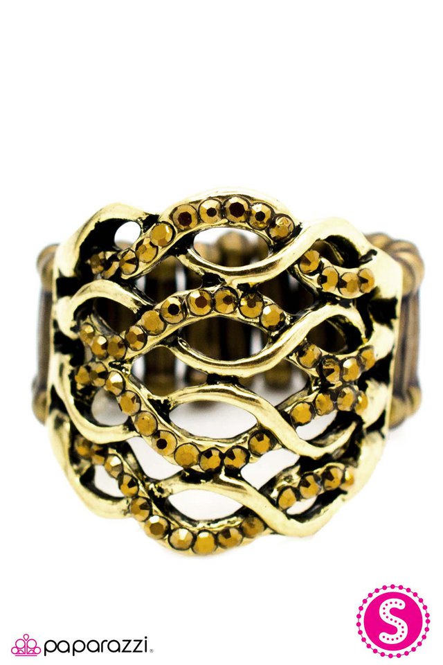 Paparazzi ♥ On the Airwaves - Brass ♥ Ring