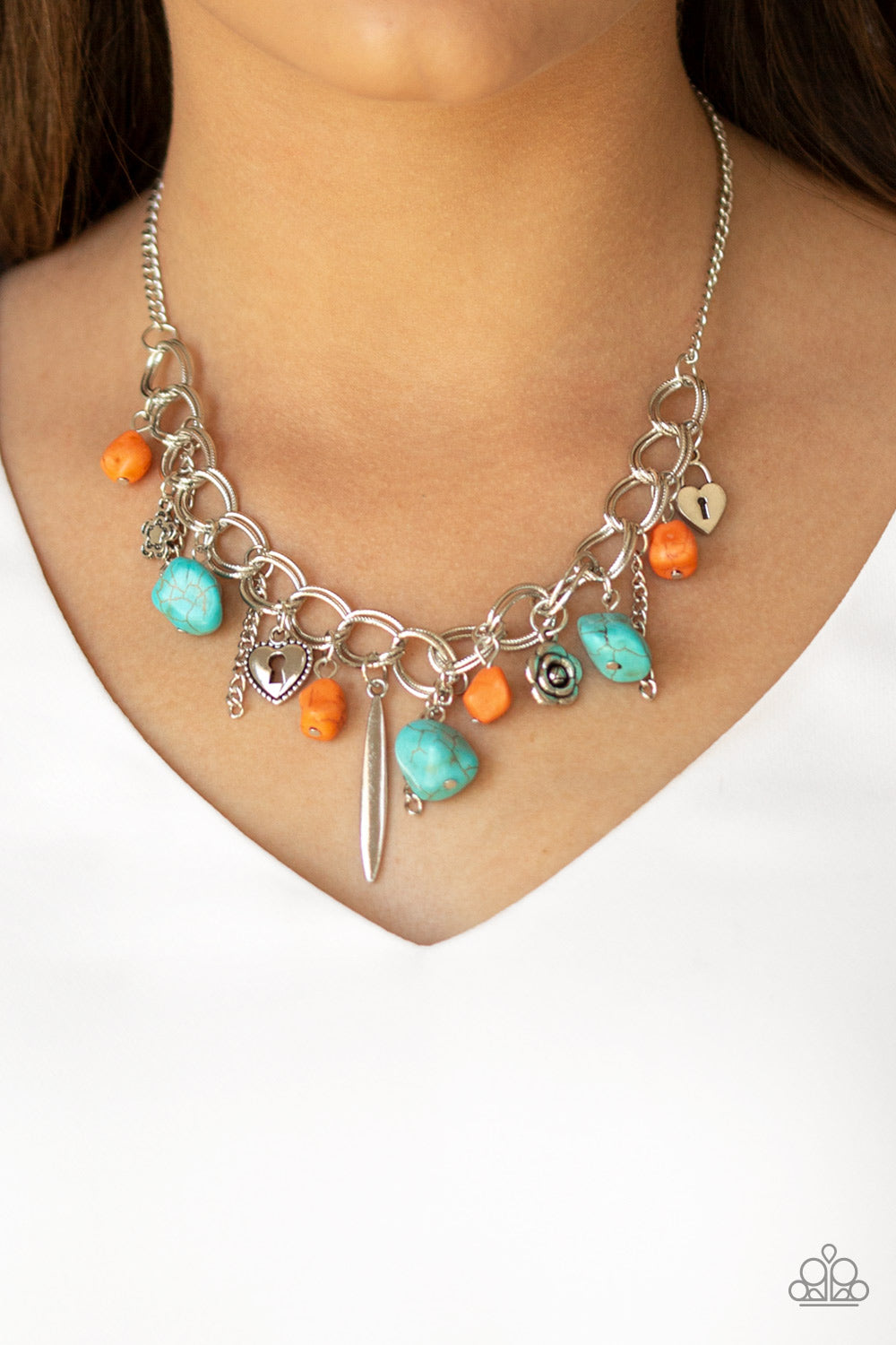 Paparazzi ♥ Southern Sweetheart - Multi ♥  Necklace