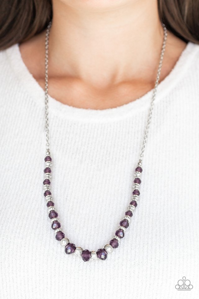 Paparazzi ♥ Stratosphere Sparkle - Purple ♥ Necklace