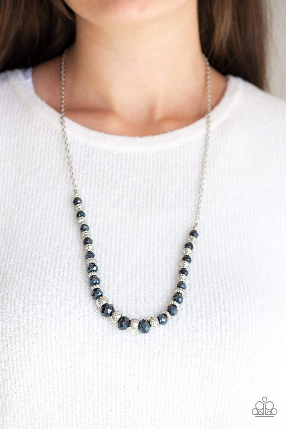 Paparazzi ♥ Stratosphere Sparkle - Blue ♥  Necklace