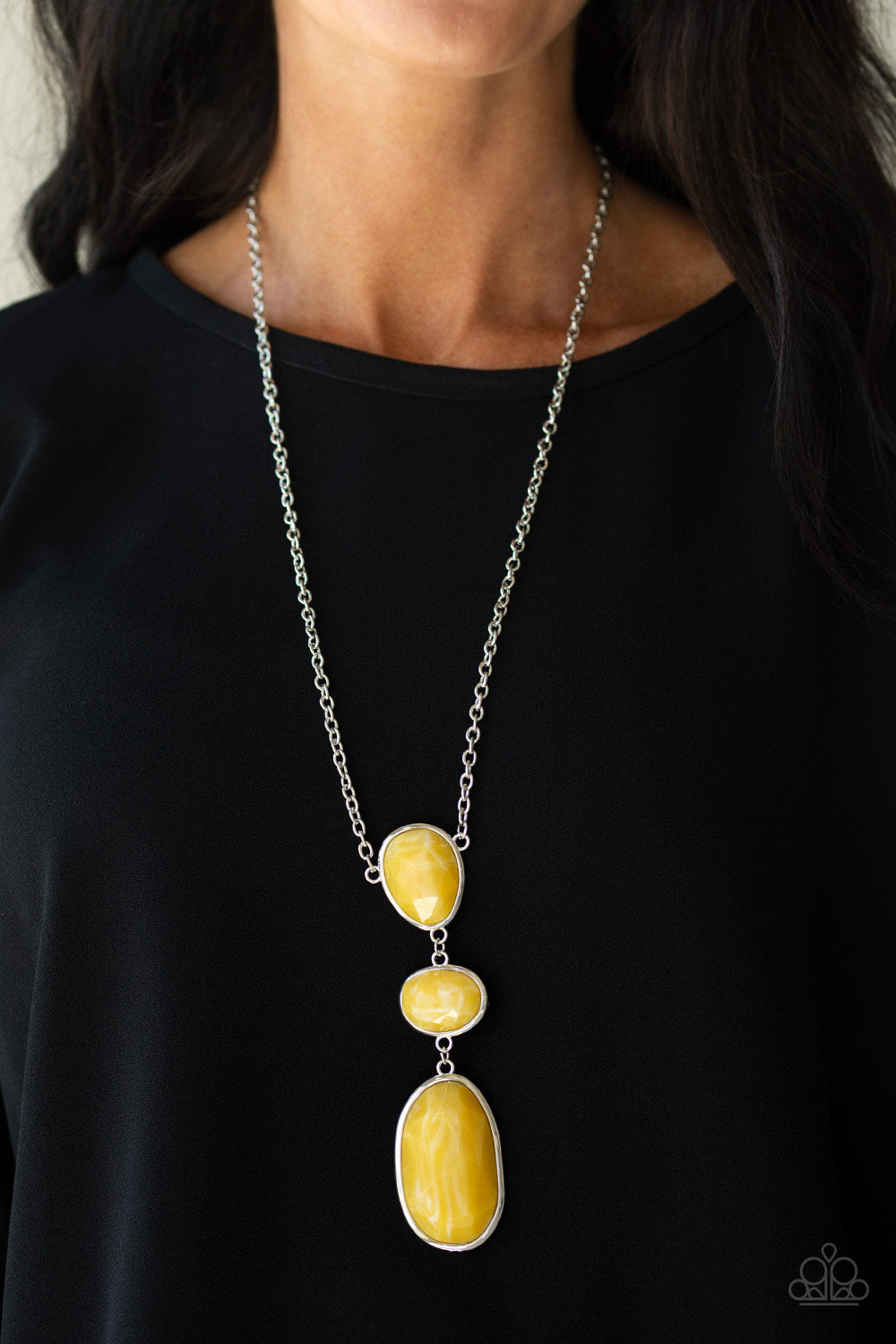 Paparazzi ♥ Making an Impact - Yellow ♥  Necklace