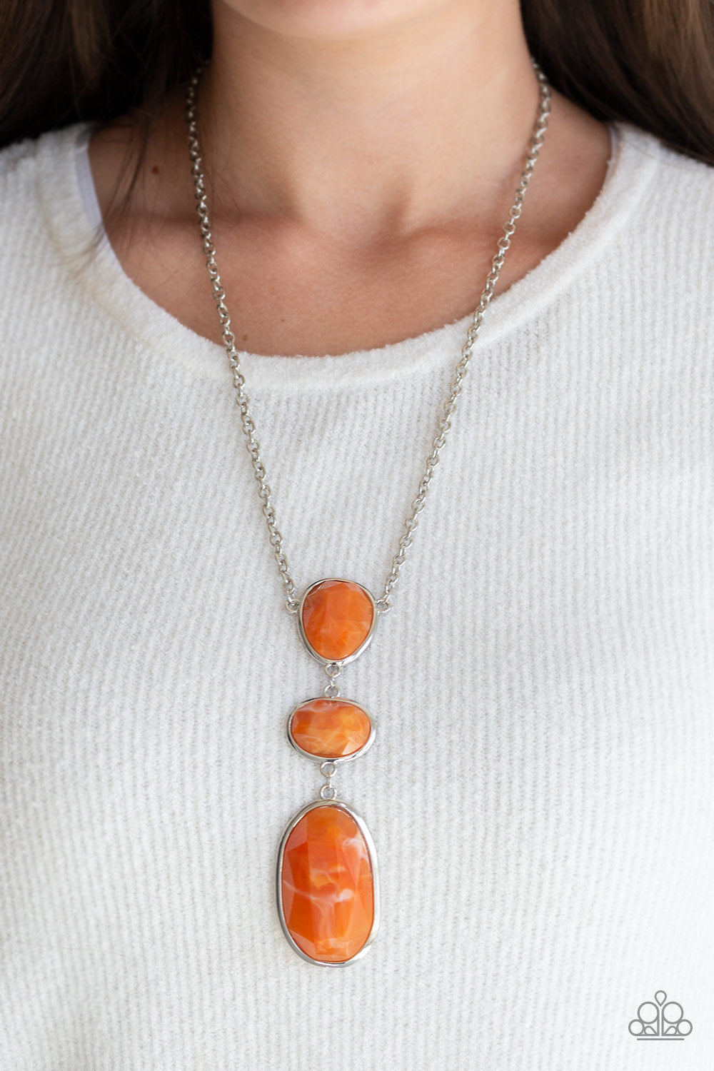 Paparazzi ♥ Making an Impact - Orange ♥  Necklace