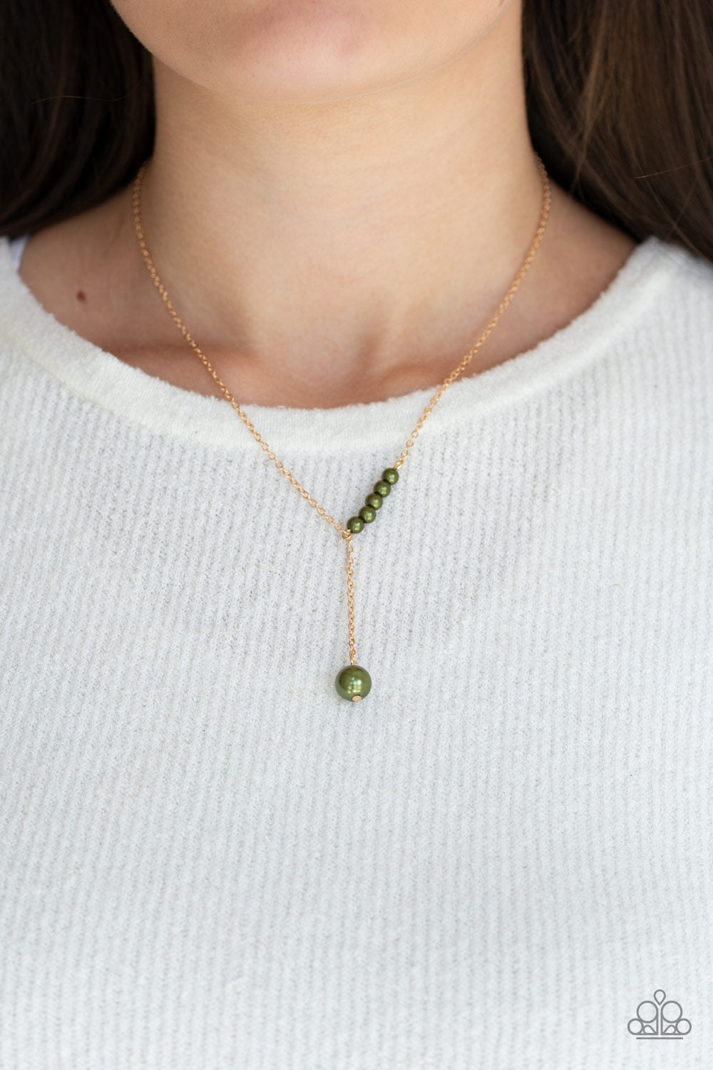 Paparazzi ♥ Timeless Taste - Green ♥  Necklace