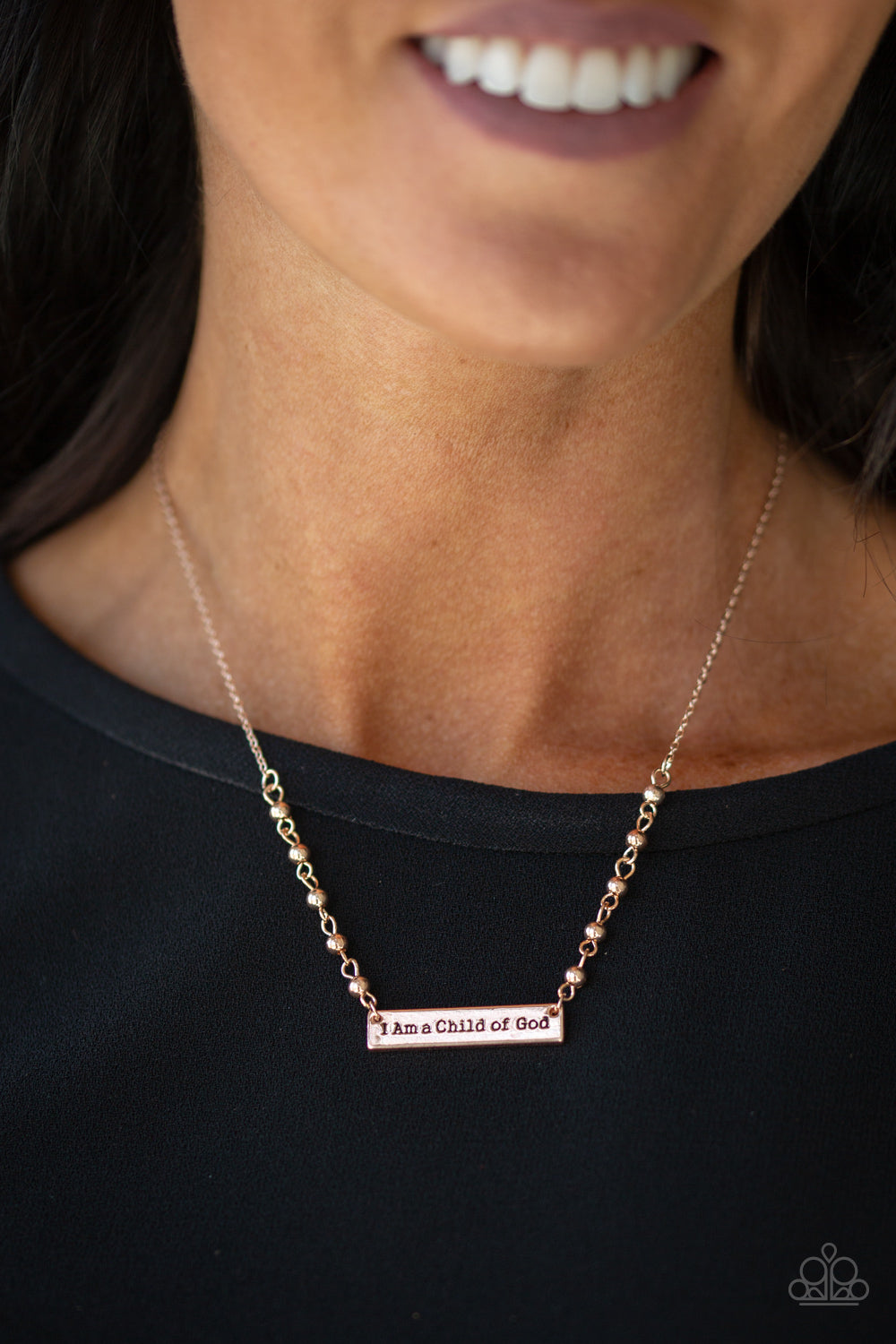 Paparazzi ♥ Send Me An Angel - Rose Gold ♥  Necklace