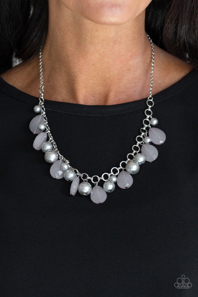 Paparazzi ♥ Pacific Posh - Silver ♥ Necklace