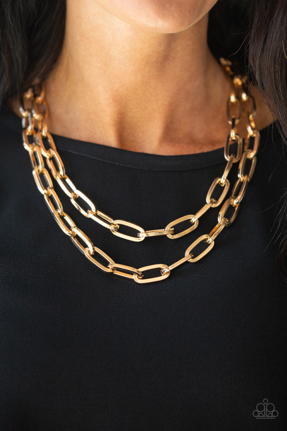 Paparazzi ♥ Make A CHAINge - Gold ♥  Necklace