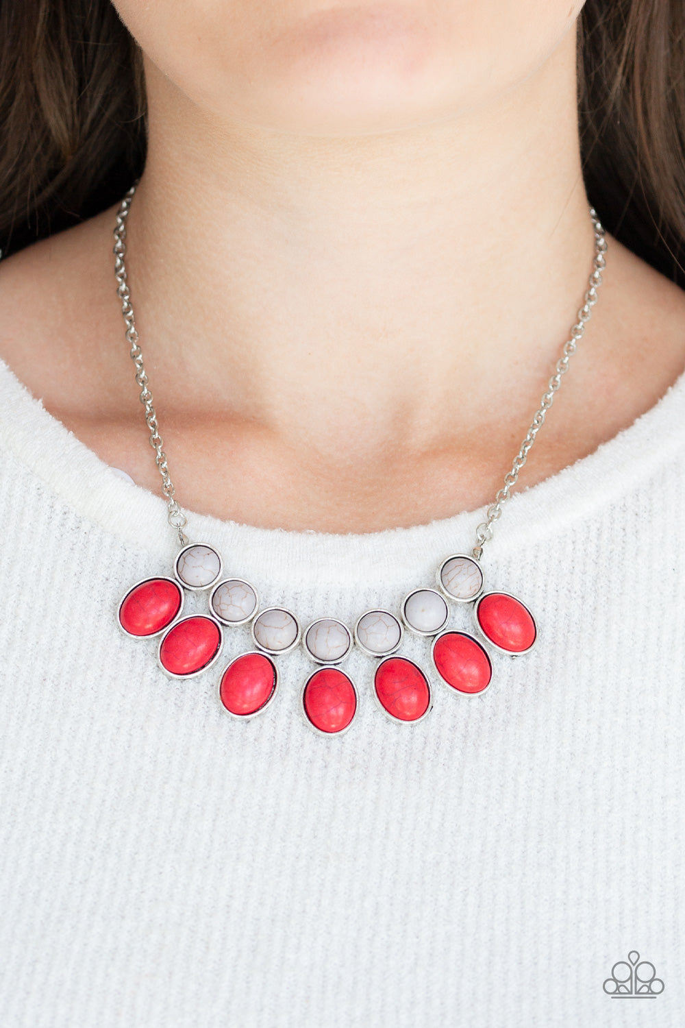 Paparazzi ♥ Environmental Impact - Red ♥  Necklace