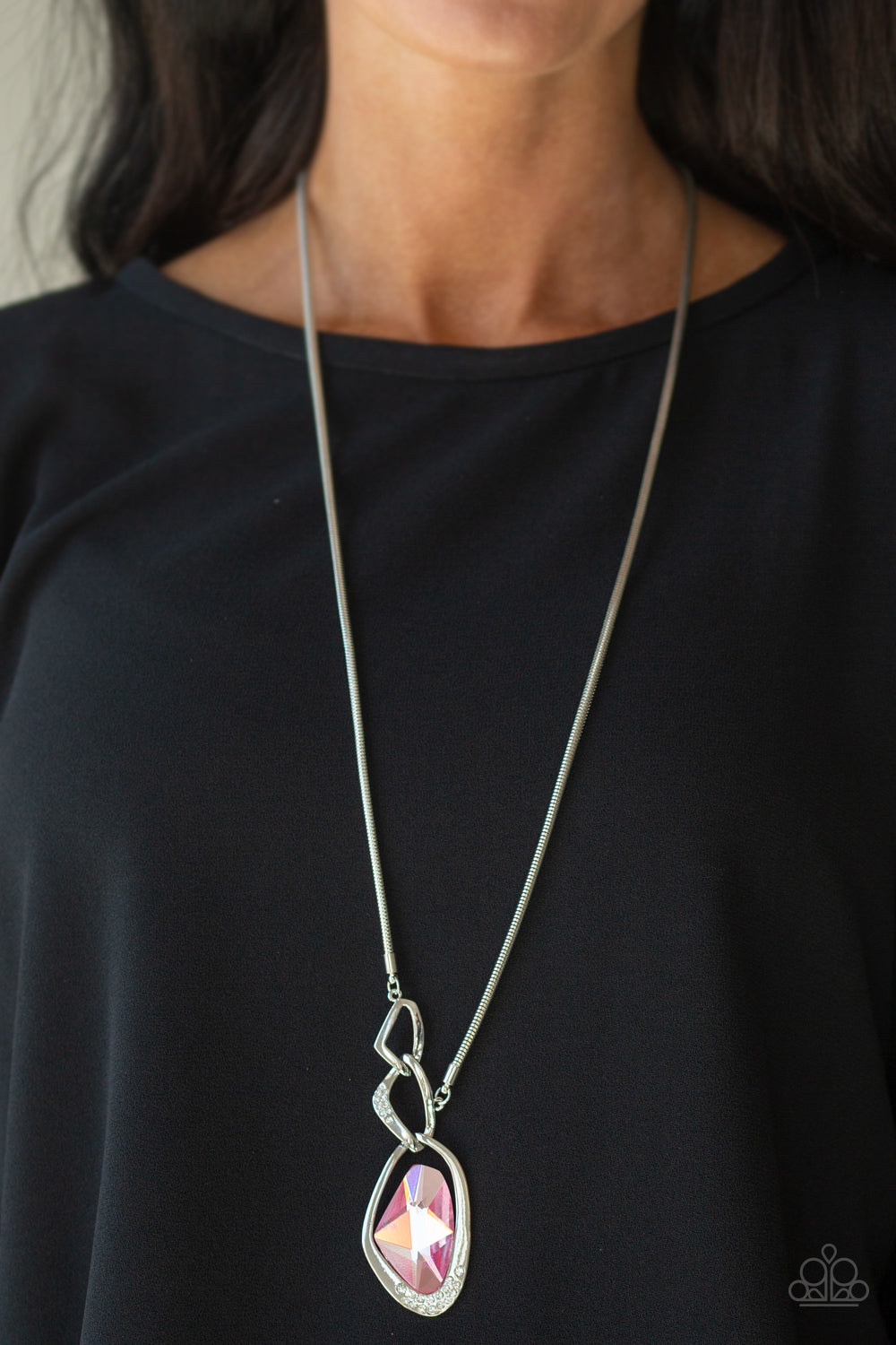 Paparazzi ♥ Optical Opulence - Pink ♥  Necklace