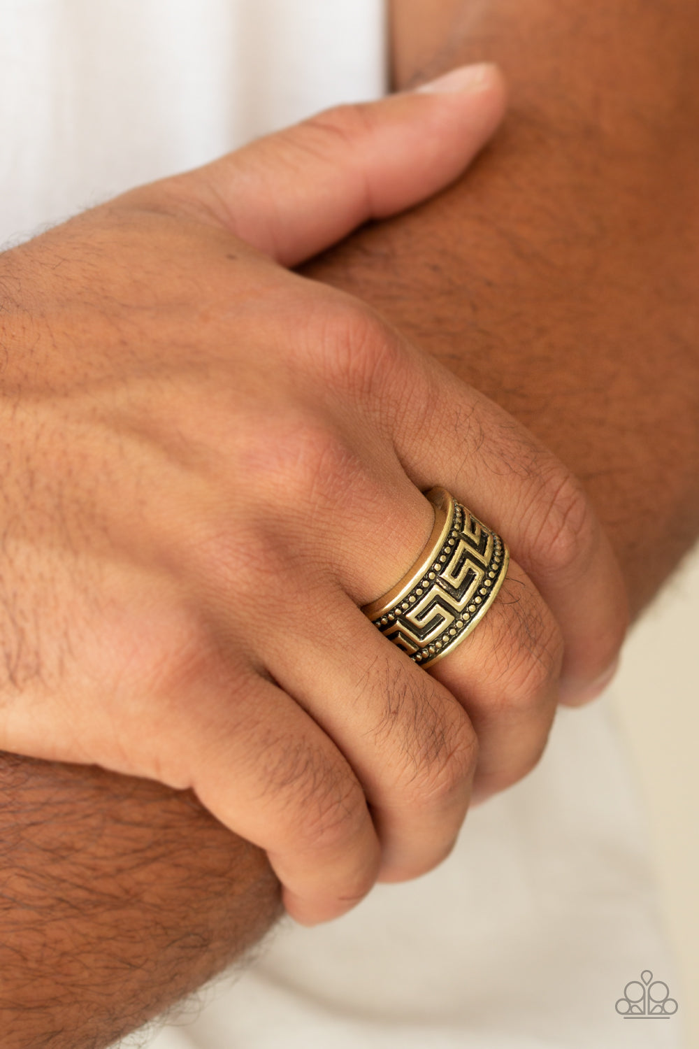 Paparazzi ♥ Tycoon Tribe - Brass ♥  Ring