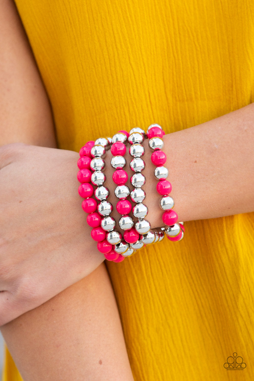 Paparazzi ♥ Pop-YOU-lar Culture - Pink ♥  Bracelet