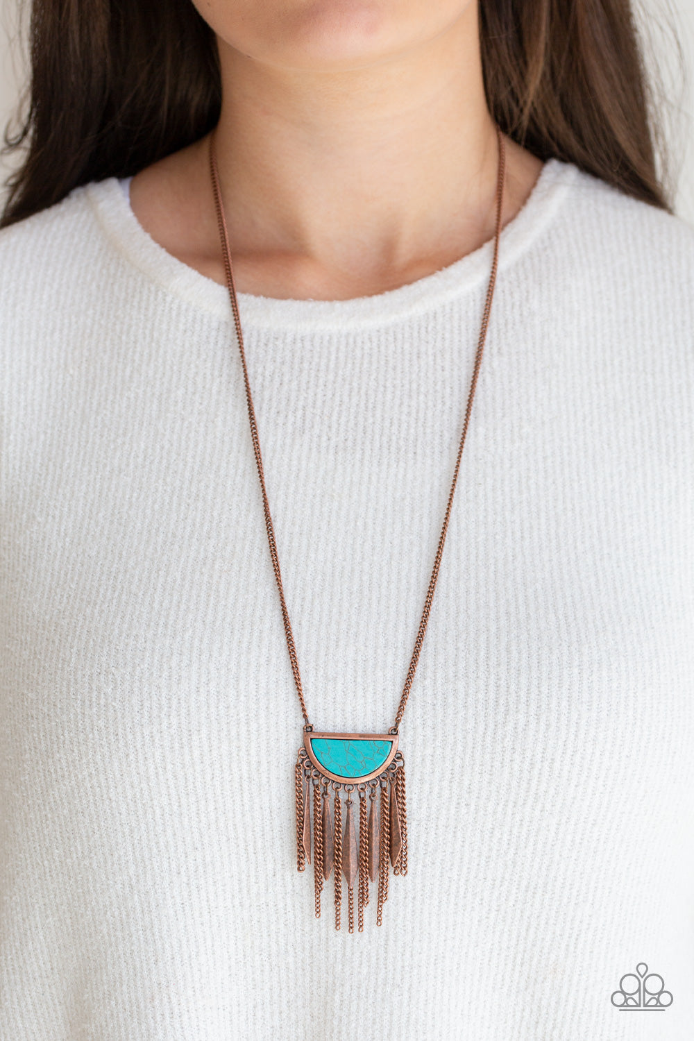 Paparazzi ♥ Desert Hustle - Copper ♥  Necklace