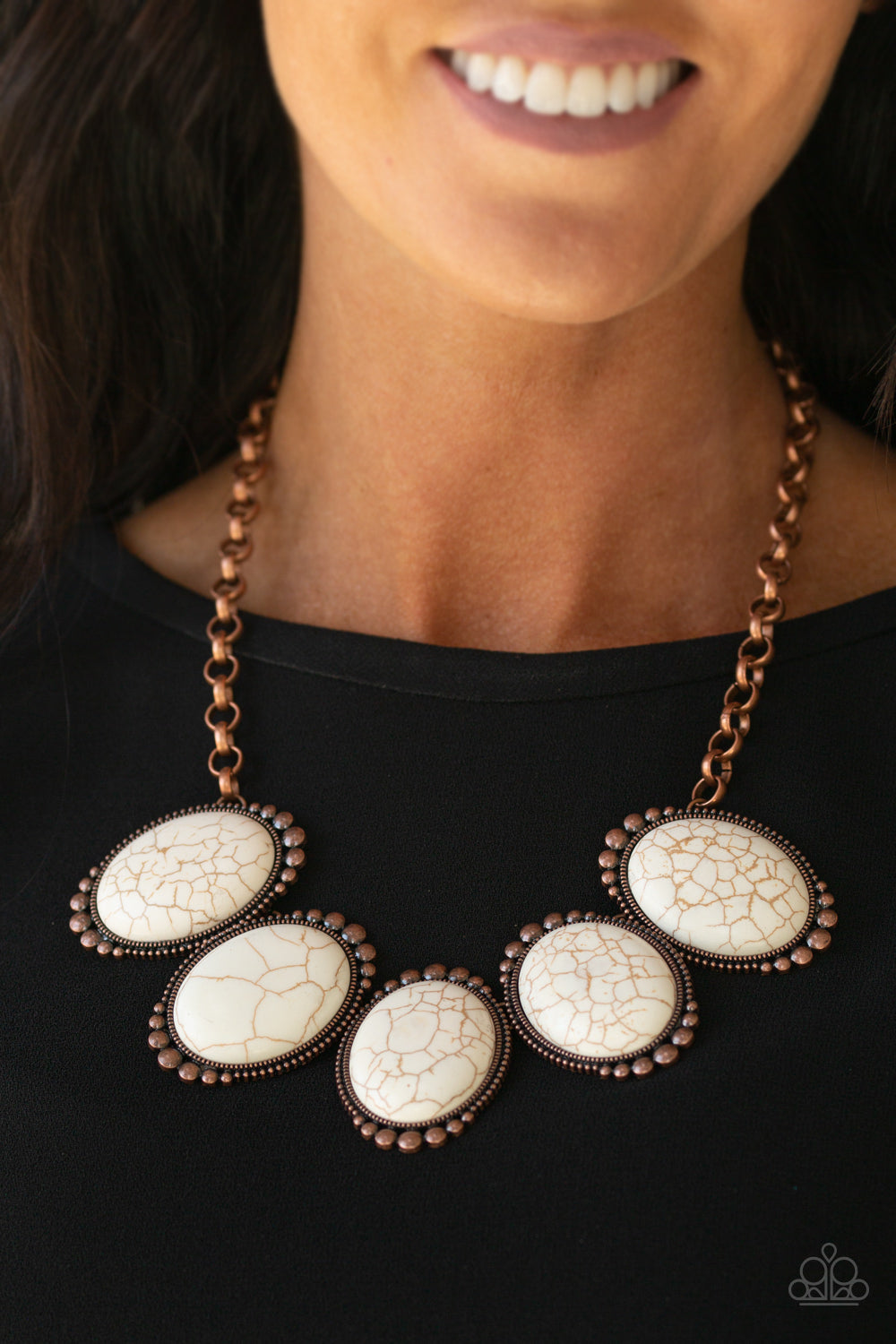 Paparazzi ♥ Prairie Goddess - Copper ♥  Necklace