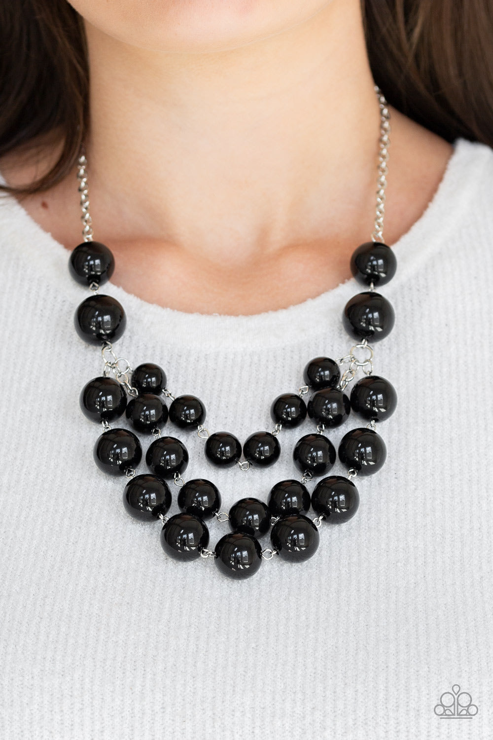 Paparazzi ♥ Miss Pop-YOU-larity - Black ♥  Necklace