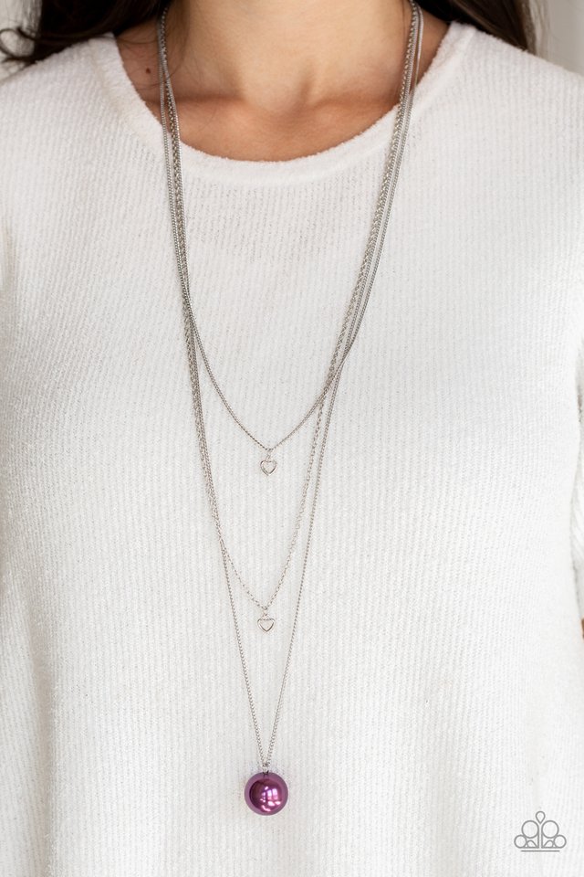 Paparazzi ♥ Hearty Heirloom - Purple ♥ Necklace